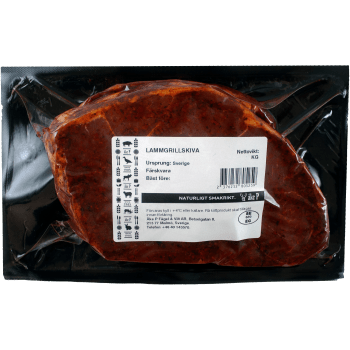 Lammgrillskiva Kryddad Svensk ca 350g Åke P Fågel & Vilt.