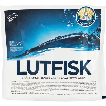 Lutfisk utan skinn ca 1kg Skärhamns.
