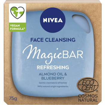 Ansiktsrengöring MagicBar Refreshing 75g Miljömärkt Nivea.