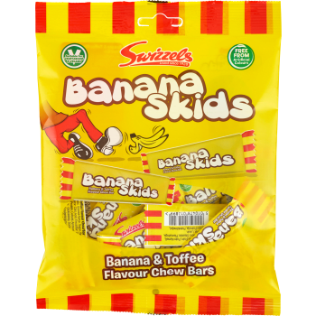 Godis Banana skids 120g Swizzels.