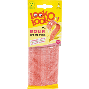 Sour Stripes Strawberry flavour.