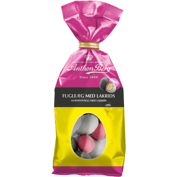 Marsipanägg Lakrits 124g Anthon Berg.