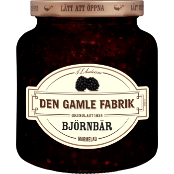 Björnbärsmarmelad 380g Den Gamle Fabrik.
