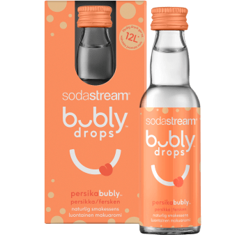 Bubly drops Persika 40ml Sodastream.