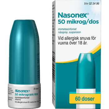 Nasonex Anti-inflamatoriskt nässpray 60 doser.