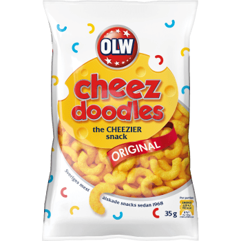 Cheezdoodles liten påse 35g OLW.