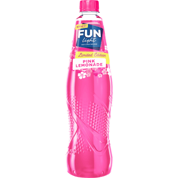 Lightdryck Pink Lemon Sockerfri 1l Fun Light.