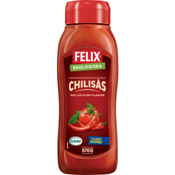 Chilisås 570g KRAV Felix.