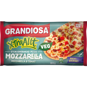 Extra allt mozarella Minipizza Fryst 165g Grandiosa.