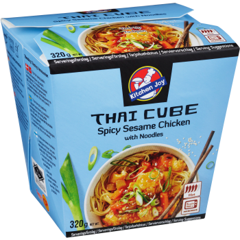 Thai cube spicy sesame chicken 320g Kitchen Joy.