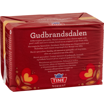 Mesost Gudbrandsdalen 29% 500g Wernersson Ost.