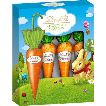 Mjölkchoklad Carrots 54g Lindt.