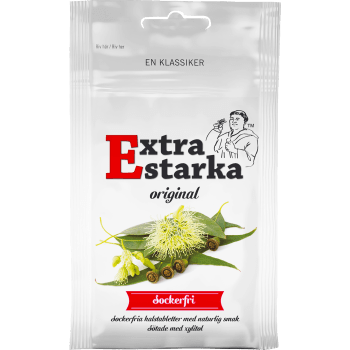 Halstabletter Extra Starka Original Sockerfri 60g Karamellpojkarna.