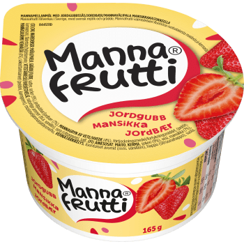 Mellanmål Jordgubb 165g Mannafrutti.