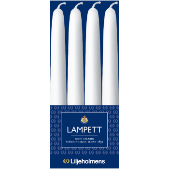 Lampettljus Vit 4-p Liljeholmens.