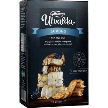 Surdegskex Utvalda med Havssalt 100g Göteborgs.
