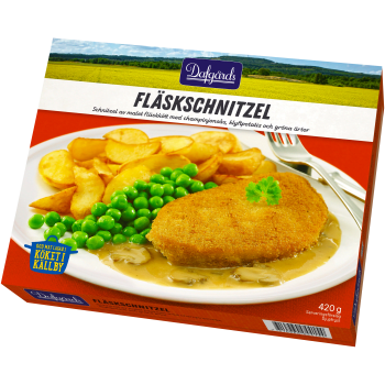 Fläskschnitzel 420g Dafgårds.