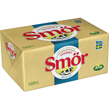 Smör Osaltat Svenskt 82% 500g Arla®.