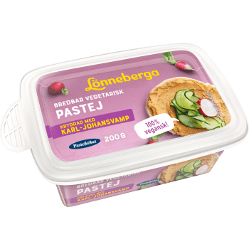 Pastej vegetarisk bredbar kryddad med Karl-Johansvamp 200g Pastejköket.