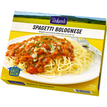Spagetti bolognese 400g Dafgårds.