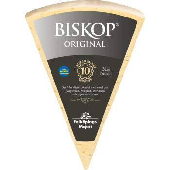 Biskopsost 31% 8-10 Mån ca 720g Falköpings Mejeri.