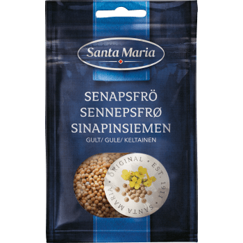 Krydda Senapsfrö Gult påse 28g Santa Maria.