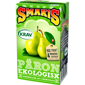 Fruktdryck Päron 25cl KRAV Smakis.