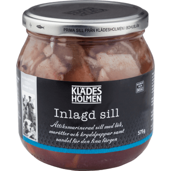 Inlagd sill 575g Klädesholmen.