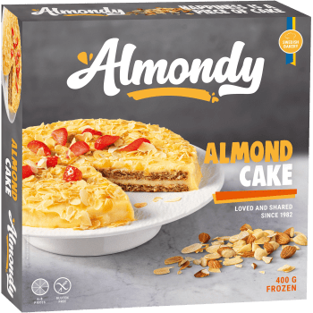 Mandeltårta Glutenfri Fryst 400g Almondy.