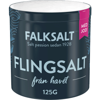 Flingsalt med Jod 125g Falksalt.