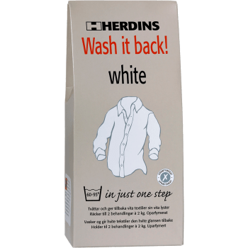 Wash it back! 400g White Herdins.