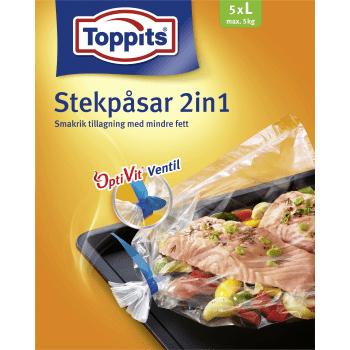 Stekpåsar 5kg 5-p Toppits.