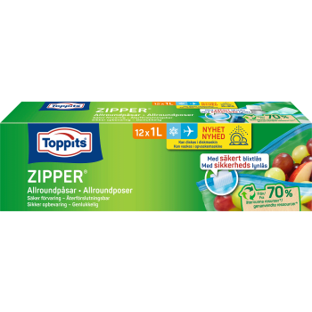 Zipper 1l 12-p Toppits.