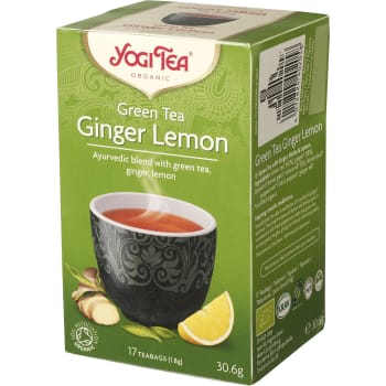 Ginger Lemon The 17g KRAV Yogi Tea.
