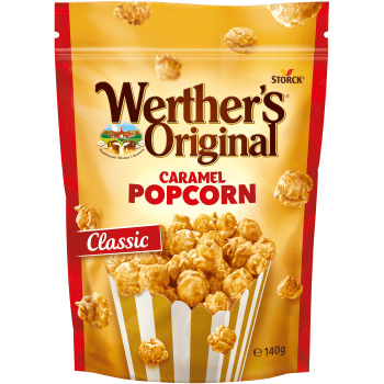 Popcorn Caramel Classic 140g Werthers Original.