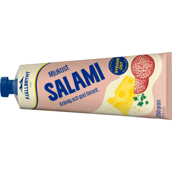 Salamiost 18% 250g Fjällbrynt.