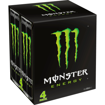 Energidryck 50cl 4-p Monster Energy.
