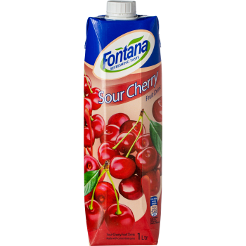 Fruktdryck Körsbär 1l Fontana.