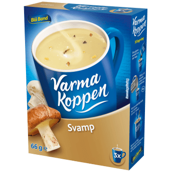Svampsoppa 3 portioner 6dl Varma Koppen.