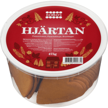 Stora hjärtan Pepparkakor 475g Nyåkers.