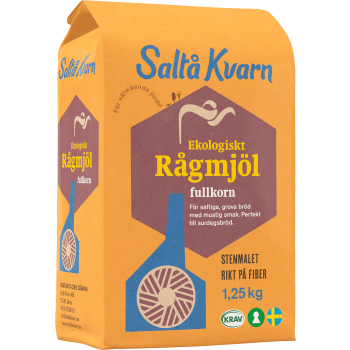 Rågmjöl 1,3kg KRAV Saltå Kvarn.