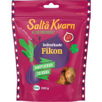 Fikon Soltorkade Ekologisk 200g KRAV Saltå Kvarn.
