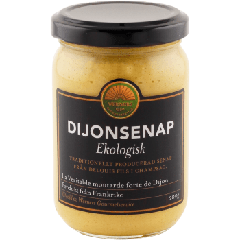 Dijonsenap Eko 200g Werners Gourmetservice.