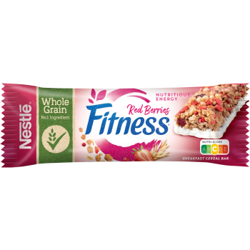 Bar Fitness Röda Bär 23,5g Nestlé.