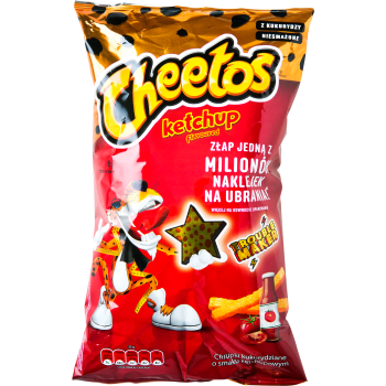 Cheetos med ketchupsmak 85g Frito Lay.