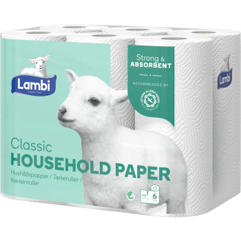 Hushållspapper Classic 6-p Lambi.