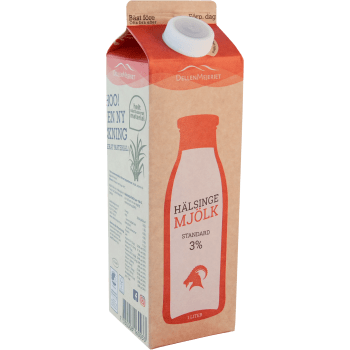 Hälsingemjölk Standard 3% 1l DellenMejeriet.