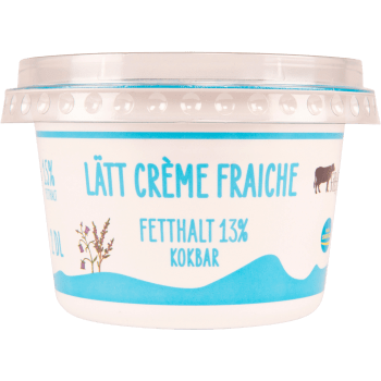 Crème Fraiche Lätt 13% 2dl Grådö Mejeri.