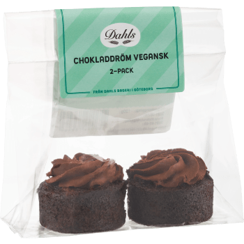 Vegansk Chokladdröm 2-pack 110g Dahls Bageri.