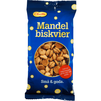 Mandelbiskvier 150g Cloetta.